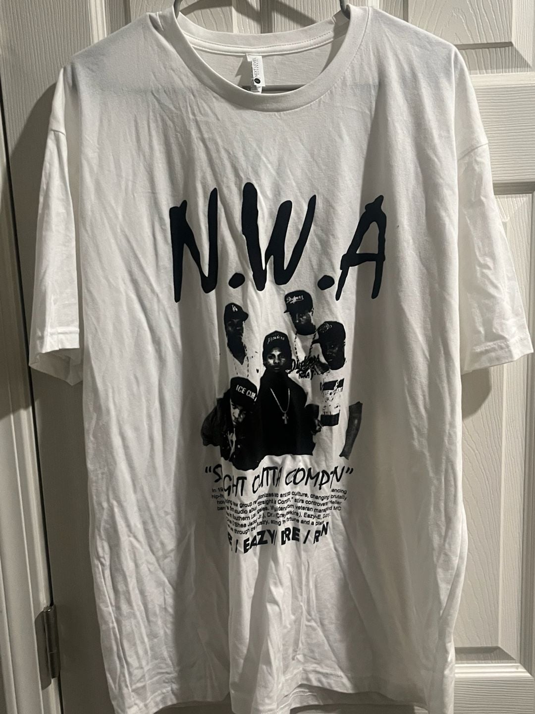 NWA Straight Outta Compton Graphic TShirt Xxl